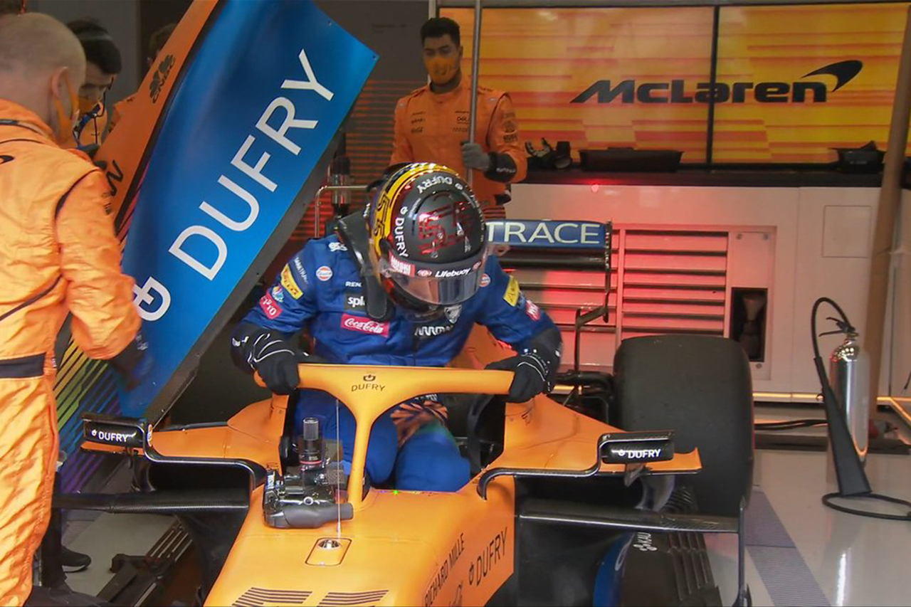 カルロス・サインツ、エキゾースト故障で出走を断念 / F1ベルギーGP