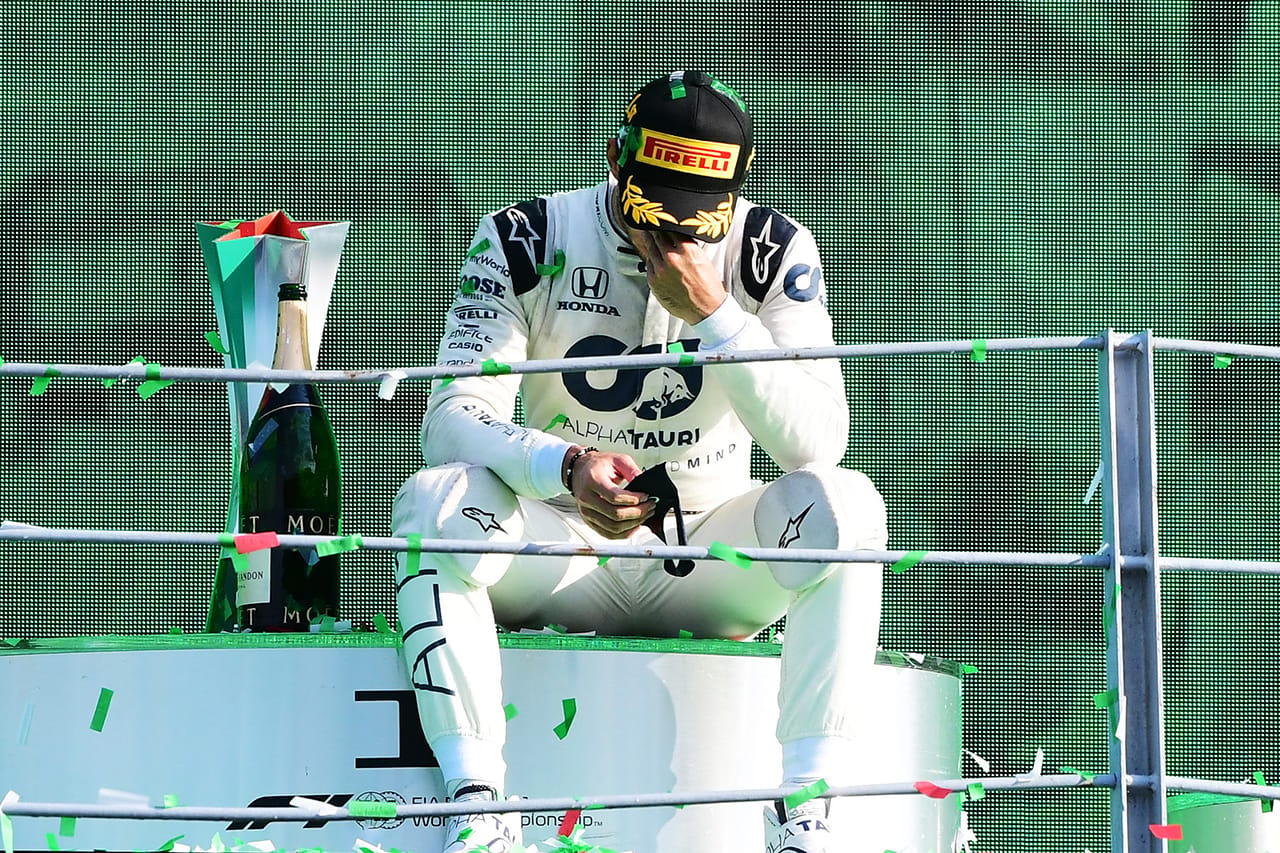 俳優・田辺誠一も感極まったピエール・ガスリーのF1初勝利