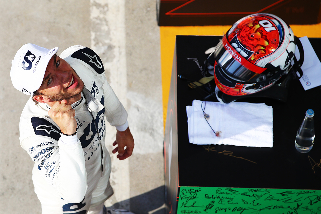ピエール・ガスリー、勝利の女神が微笑んだ大波乱のF1初優勝