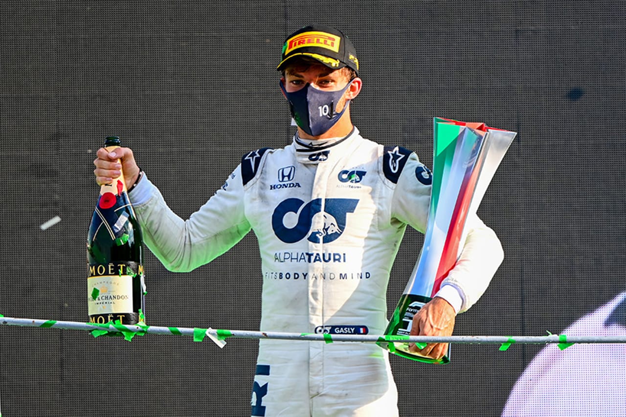 ピエール・ガスリーのF1初勝利にホンダ 八郷隆弘社長が祝福コメント