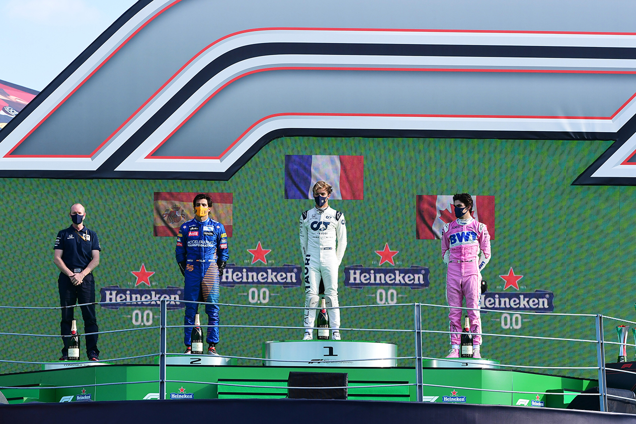 2020年 F1ポイントランキング:大波乱の結果に順位も大きく変動