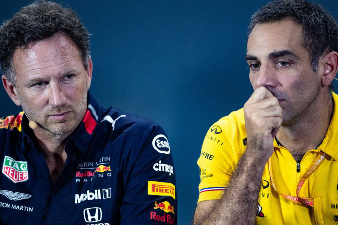 ルノーF1 「ホンダがF1から撤退した場合にレッドブルと再び組むか疑問」