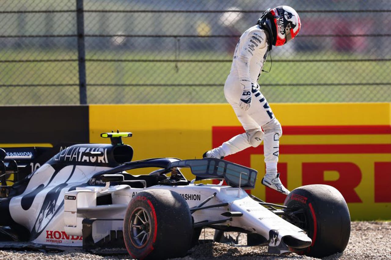 アルファタウリ・ホンダF1 「ガスリーが接触事故に巻き込まれたのは残念」