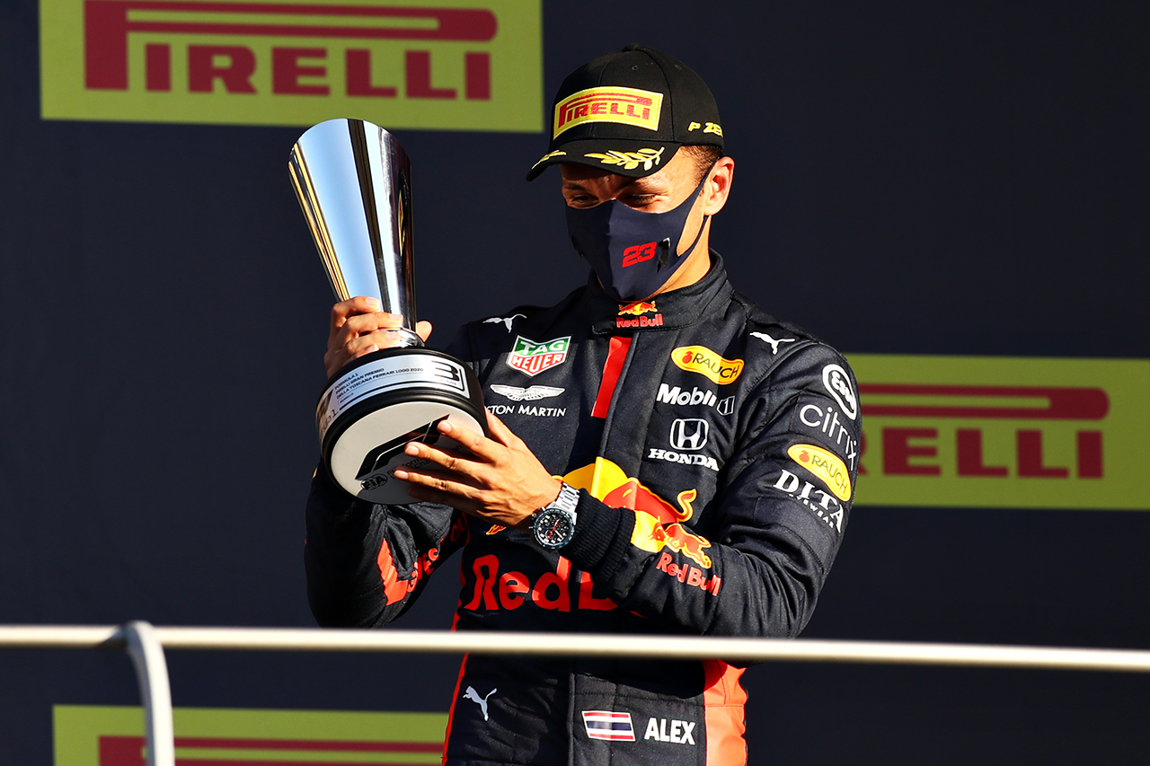 アレクサンダー・アルボン、嬉しいF1初表彰台3位 「長い道のりだった」