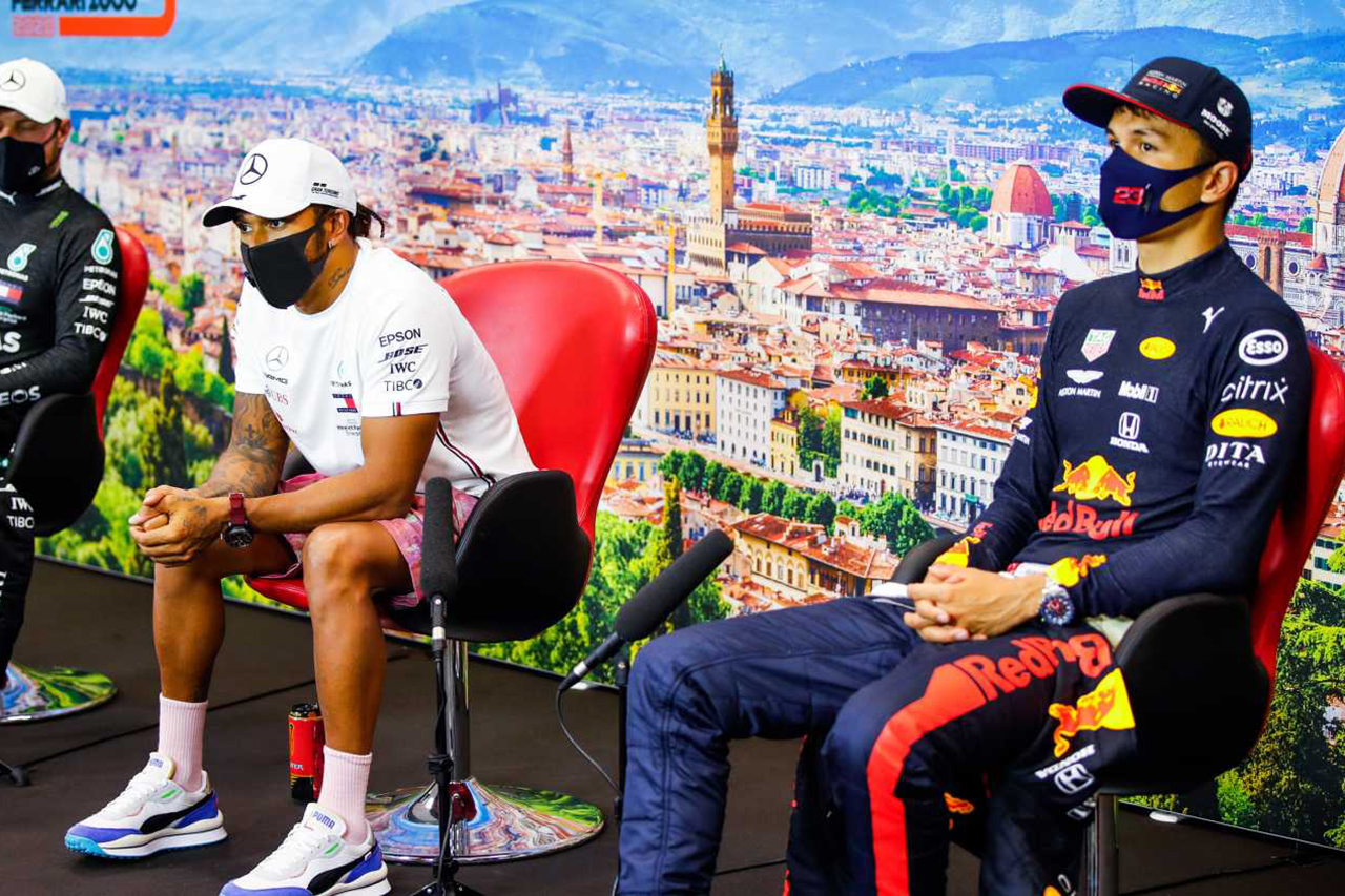 ルイス・ハミルトン、アルボンのF1初表彰台に「その節はごめんね」