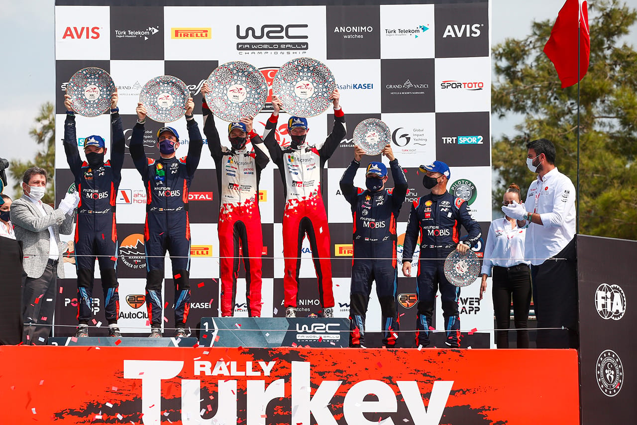 WRC 第5戦：トヨタのエバンスが今季2勝目でドライバー選手権首位に浮上