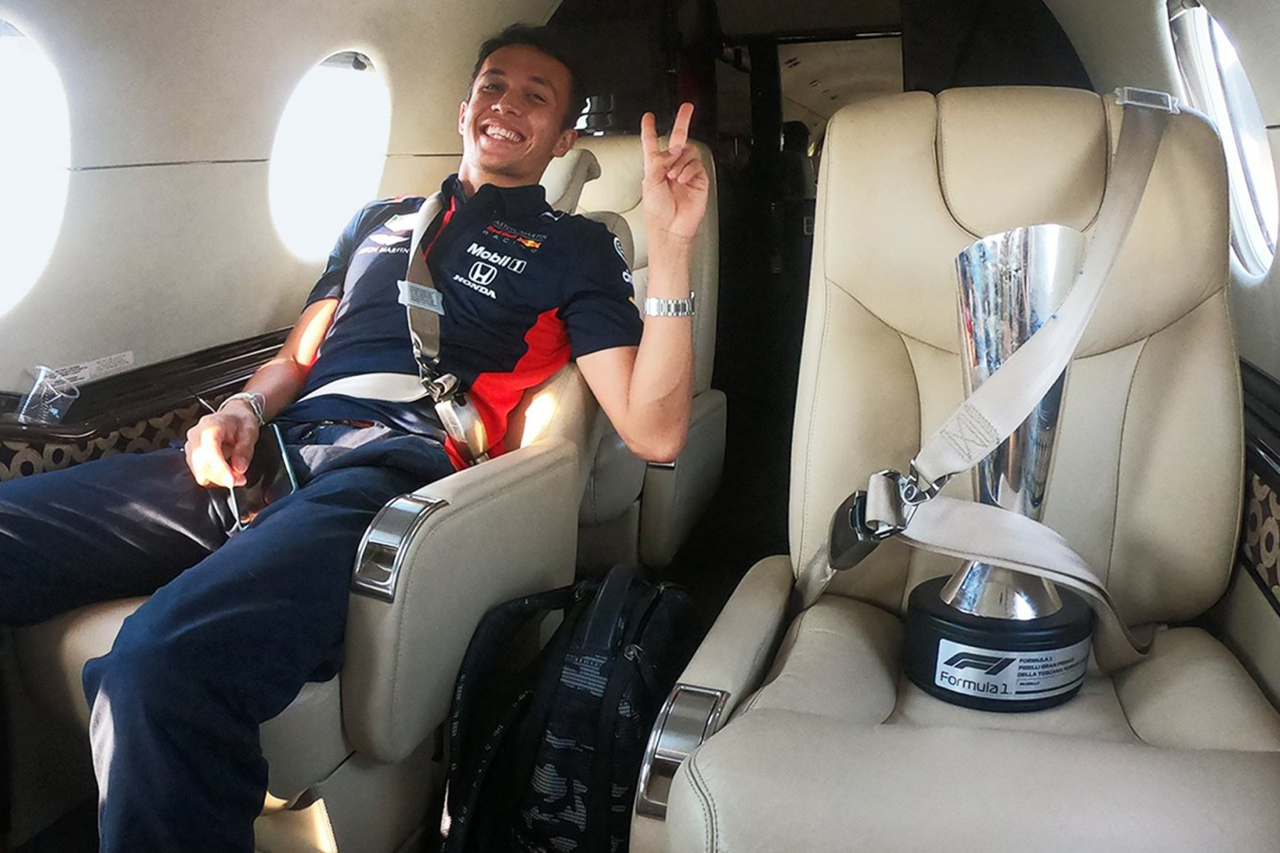 アレクサンダー・アルボン、F1初表彰台のお祝いは「一人悲しくディナー」