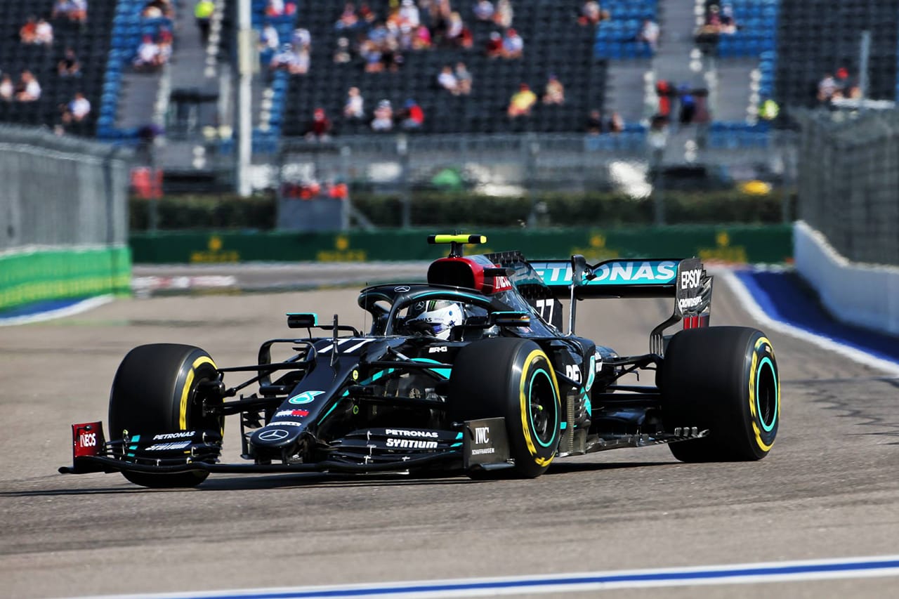 F1ロシアGP フリー走行1回目：ボッタス首位、フェルスタッペン3番手