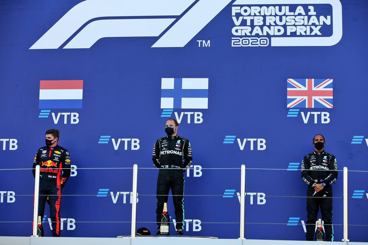 2020年 F1ポイントランキング:ハミルトンが200ポイント台に到達