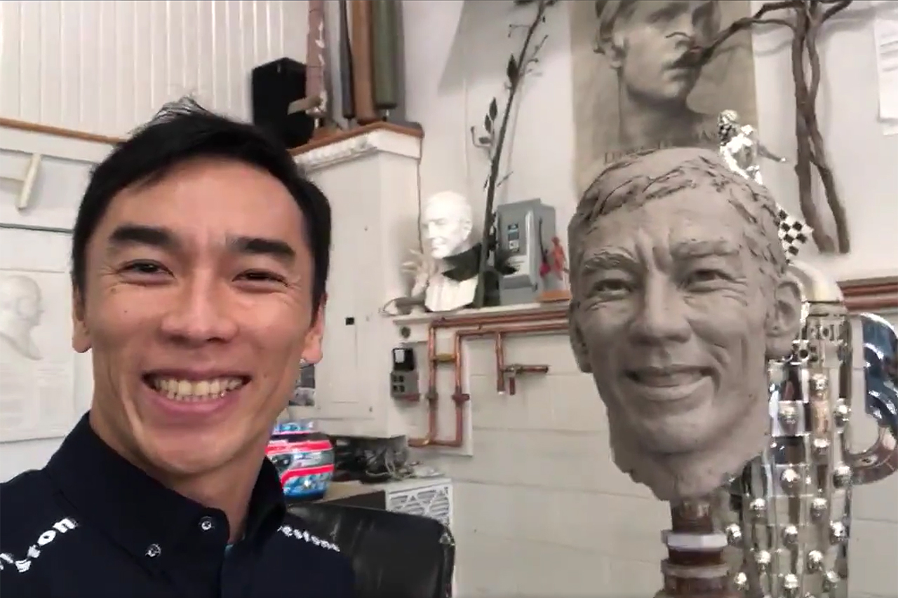 佐藤琢磨、2つ目のインディ500優勝“ボルグワーナートロフィー”を制作