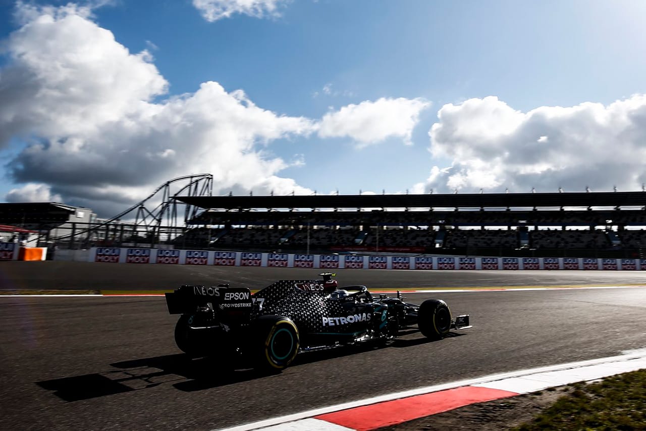 F1アイフェルGP フリー走行3回目:ボッタス首位でメルセデスがワンツー