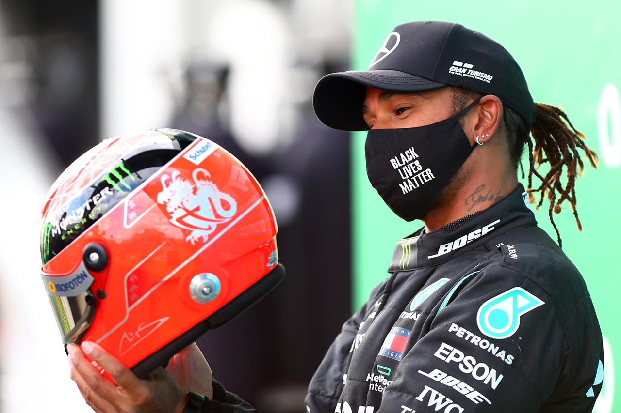 ルイス・ハミルトン、皇帝シューマッハの記録に到達「夢は叶うもの」