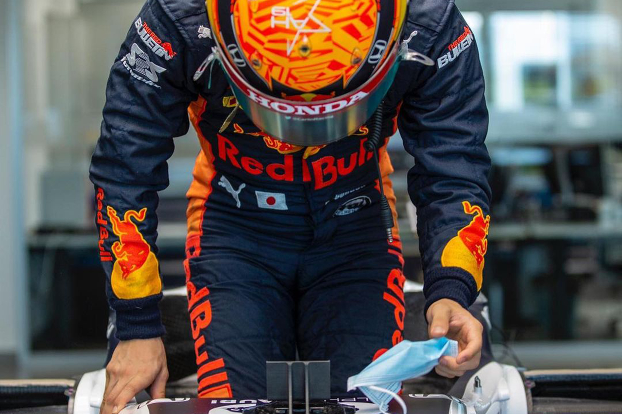【動画】 角田裕毅 アルファタウリ・ホンダF1でシート合わせ
