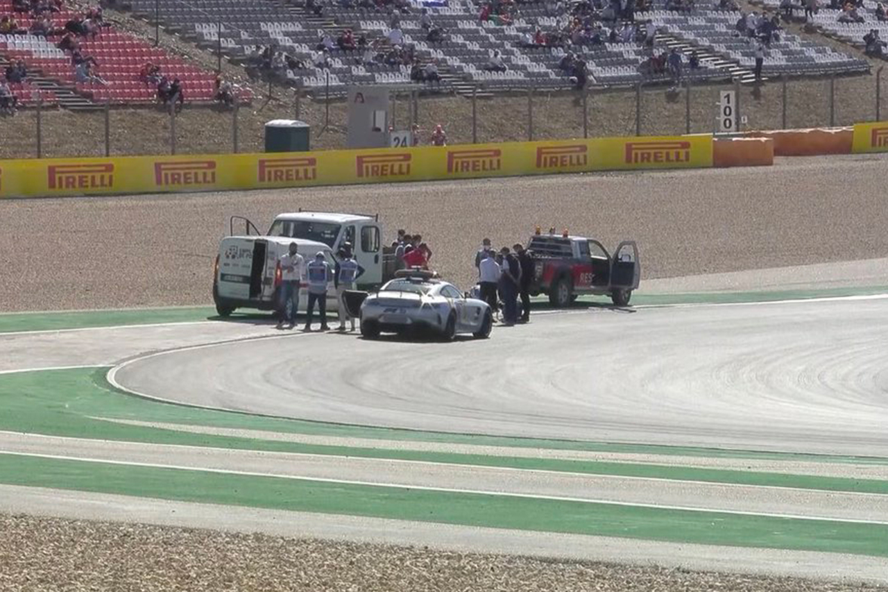 F1ポルトガルGP 予選:ドレインカバーの補修で30分のディレイ