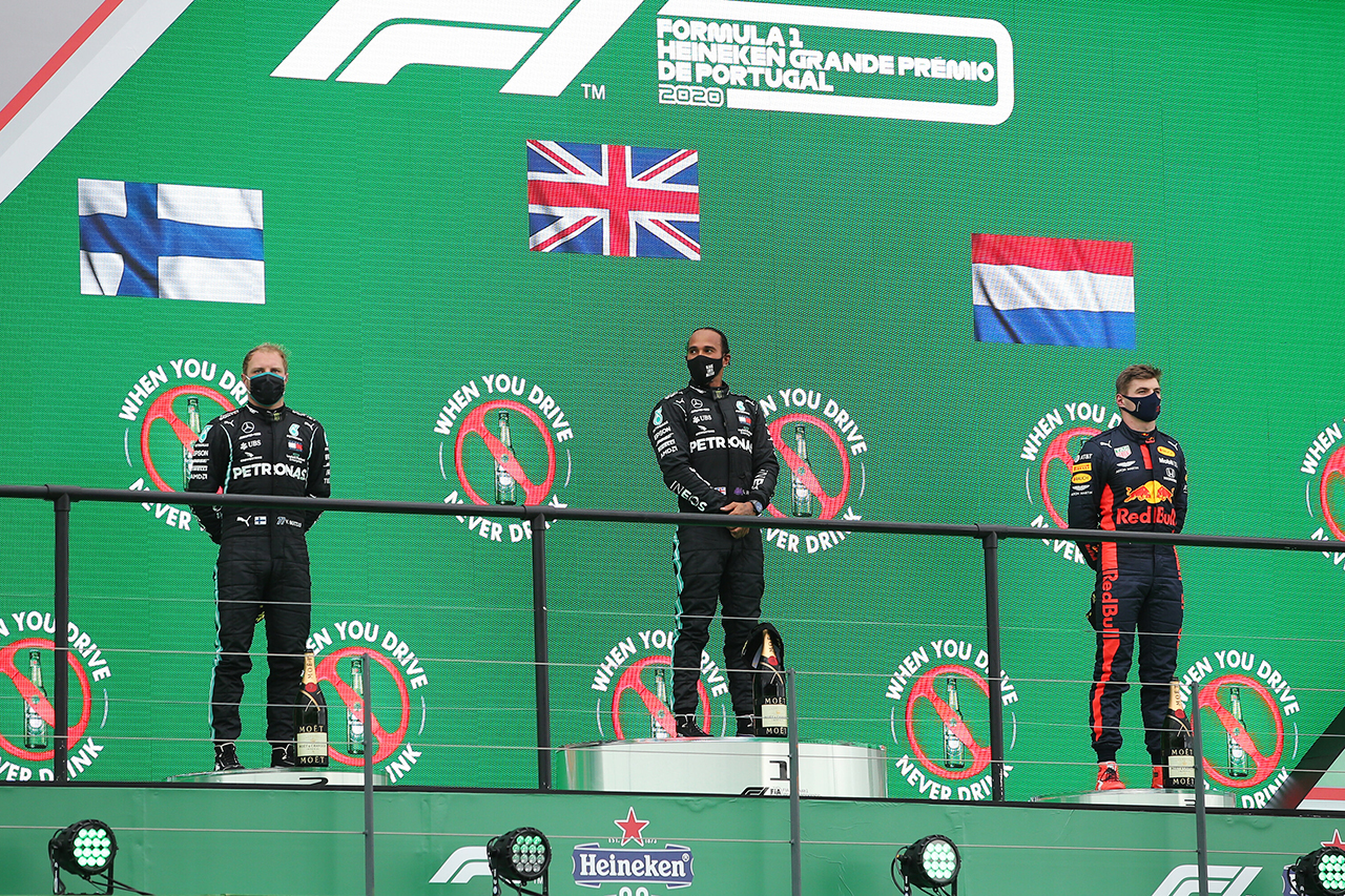 2020年 F1ポイントランキング(第12戦 F1ポルトガルGP終了時点)