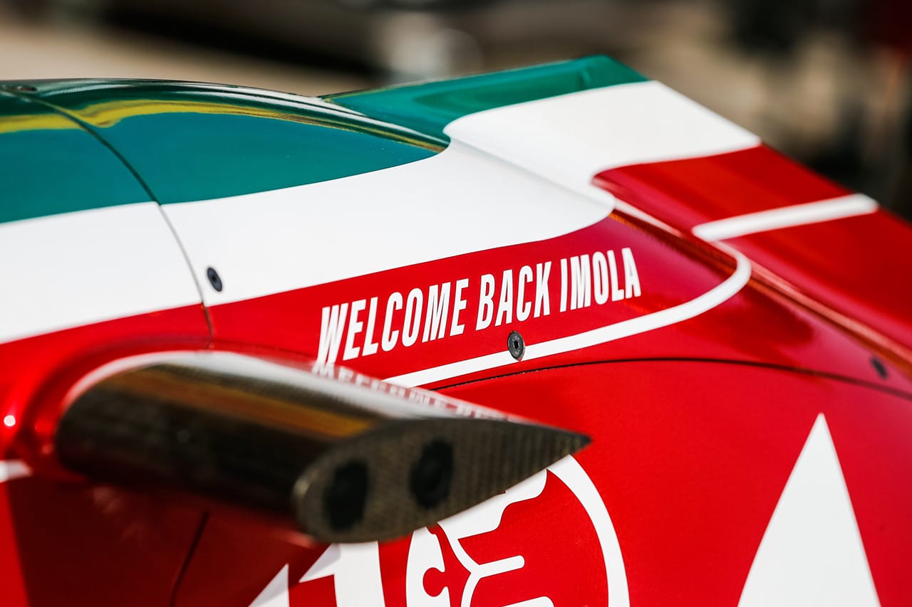 アルファロメオF1：イモラ専用の“イタリア”カラーリング