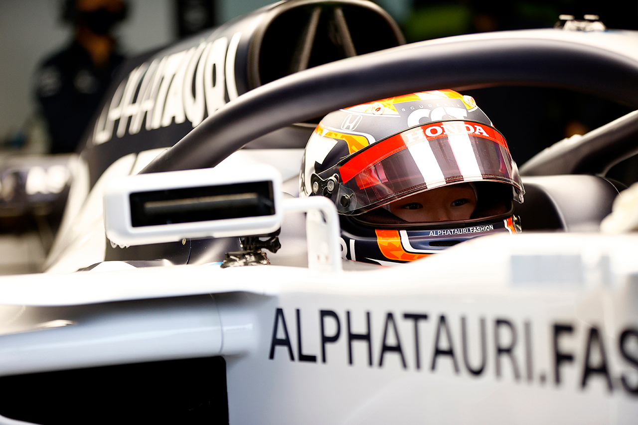 角田裕毅 「初めてのF1マシンでの走行を本当に楽しむことができた」