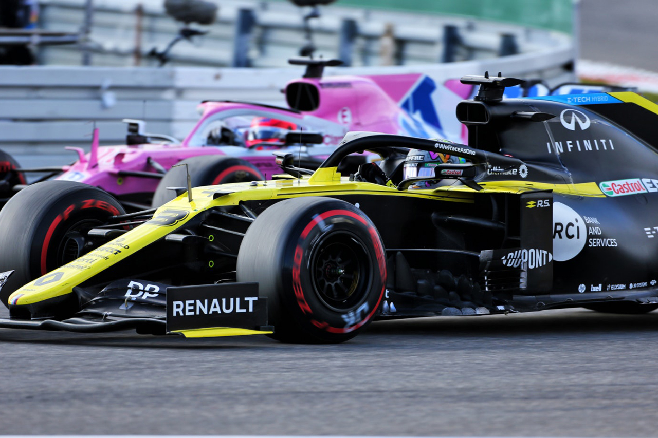 ルノーF1 「レーシング・ポイントが3位争いのチームのなかで最速」