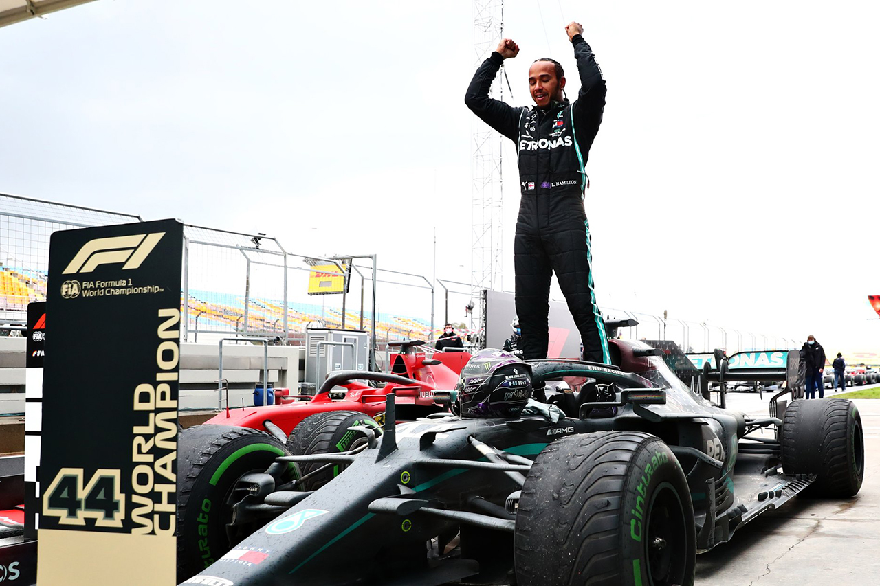 ハミルトンが優勝でシューマッハに並ぶ7回目のチャンピオンを獲得！