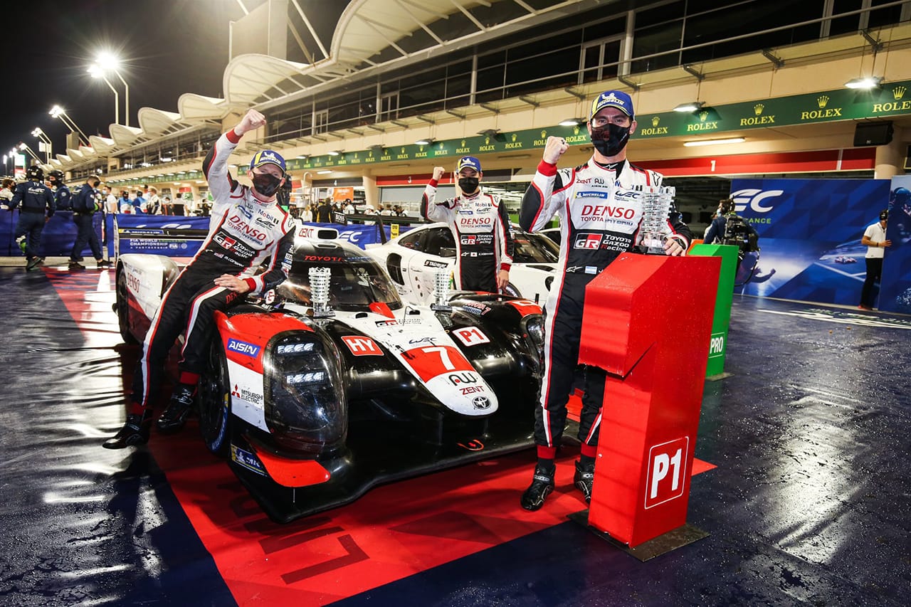 WEC 第8戦 バーレーン8時間 決勝：トヨタ7号車がチャンピオン獲得！