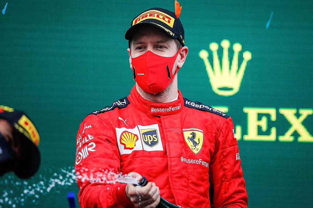 ベッテル 「アストンマーティンF1に最初のシャンパンを味合わせたい」