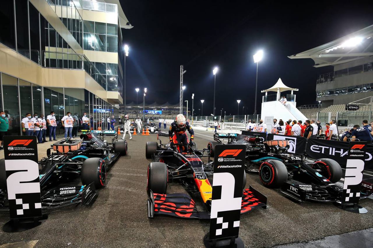 2020年 F1アブダビGP 決勝：スターティンググリッド
