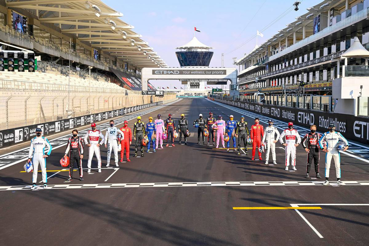 2020年 F1ポイントランキング (最終戦 F1アブダビGP終了時点)