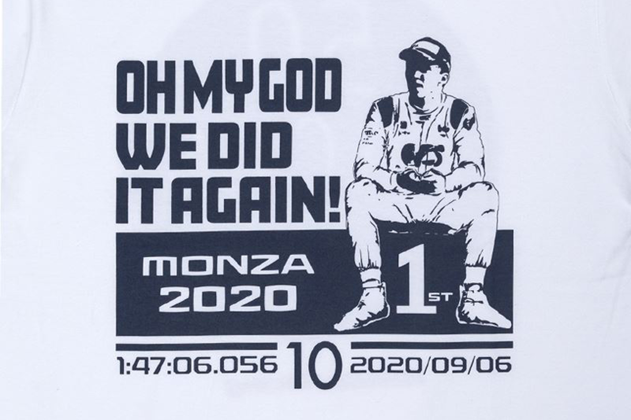 ホンダ、日本限定「ホンダF1 優勝記念Tシャツ」を発売