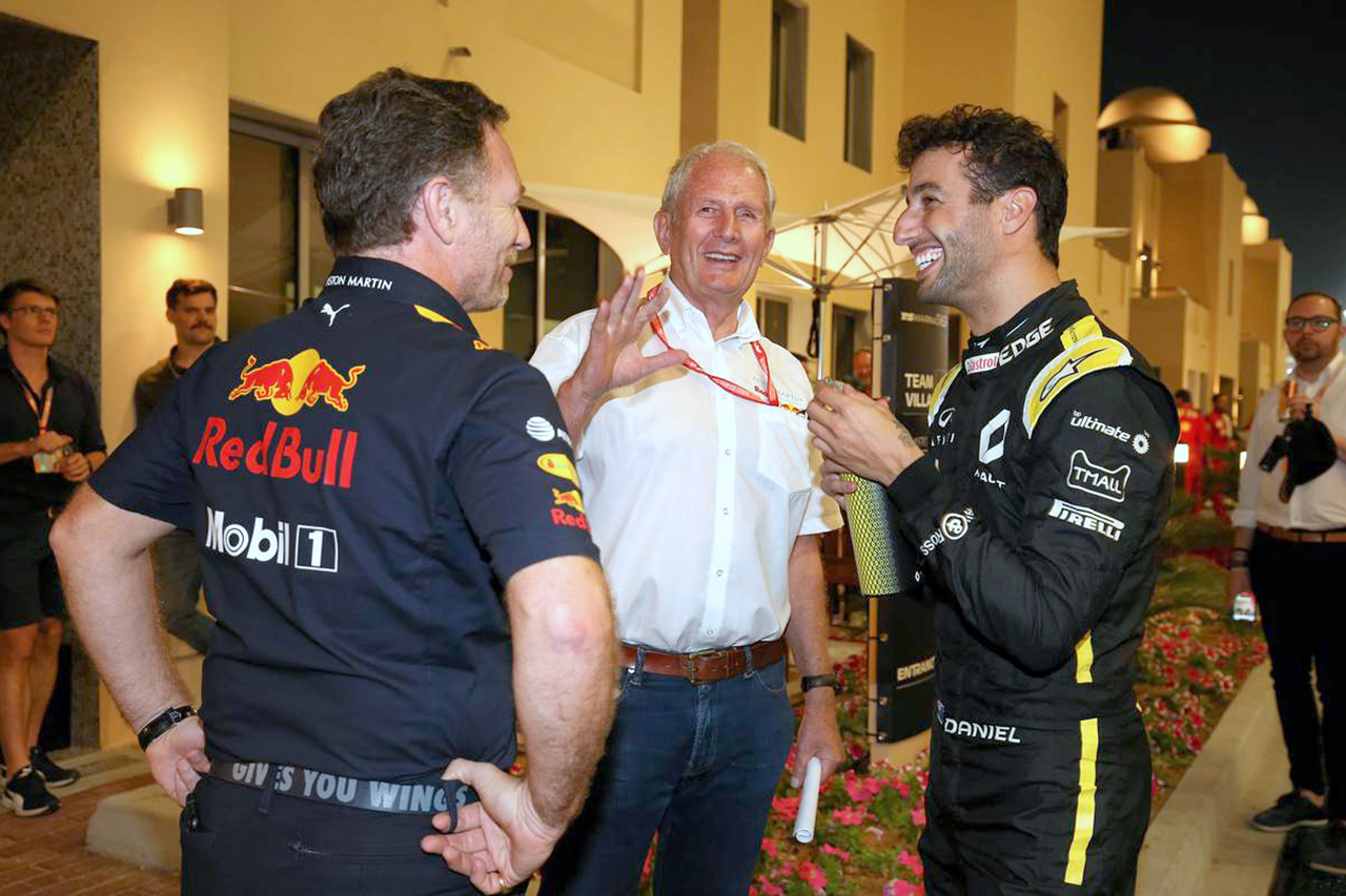 レッドブルF1出身のダニエル・リカルド 「ヘルムート・マルコは丸くなった」