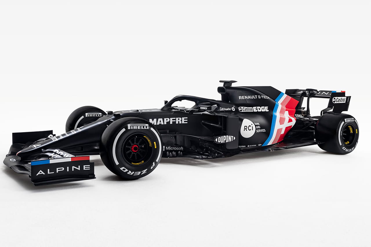 アルピーヌF1、2021年F1マシン『A521』を2月に発表