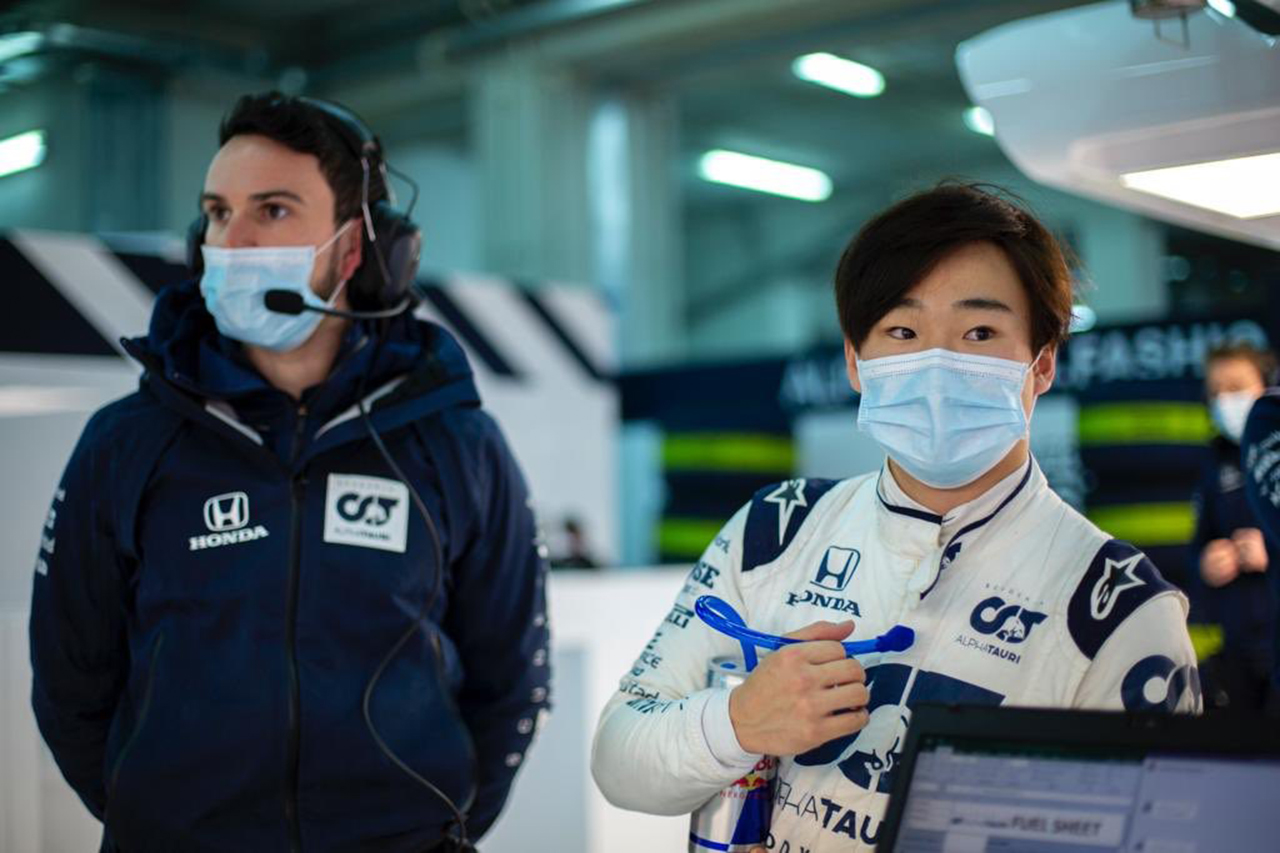 角田裕毅、アルファタウリ・ホンダとの2日間のF1テスト走行を終了