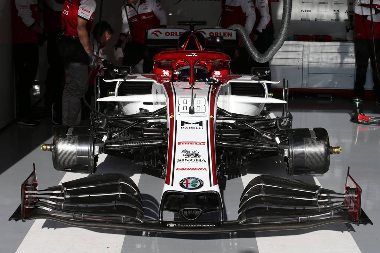 アルファロメオF1、2021年F1マシン『C41』は独特なノーズを採用?