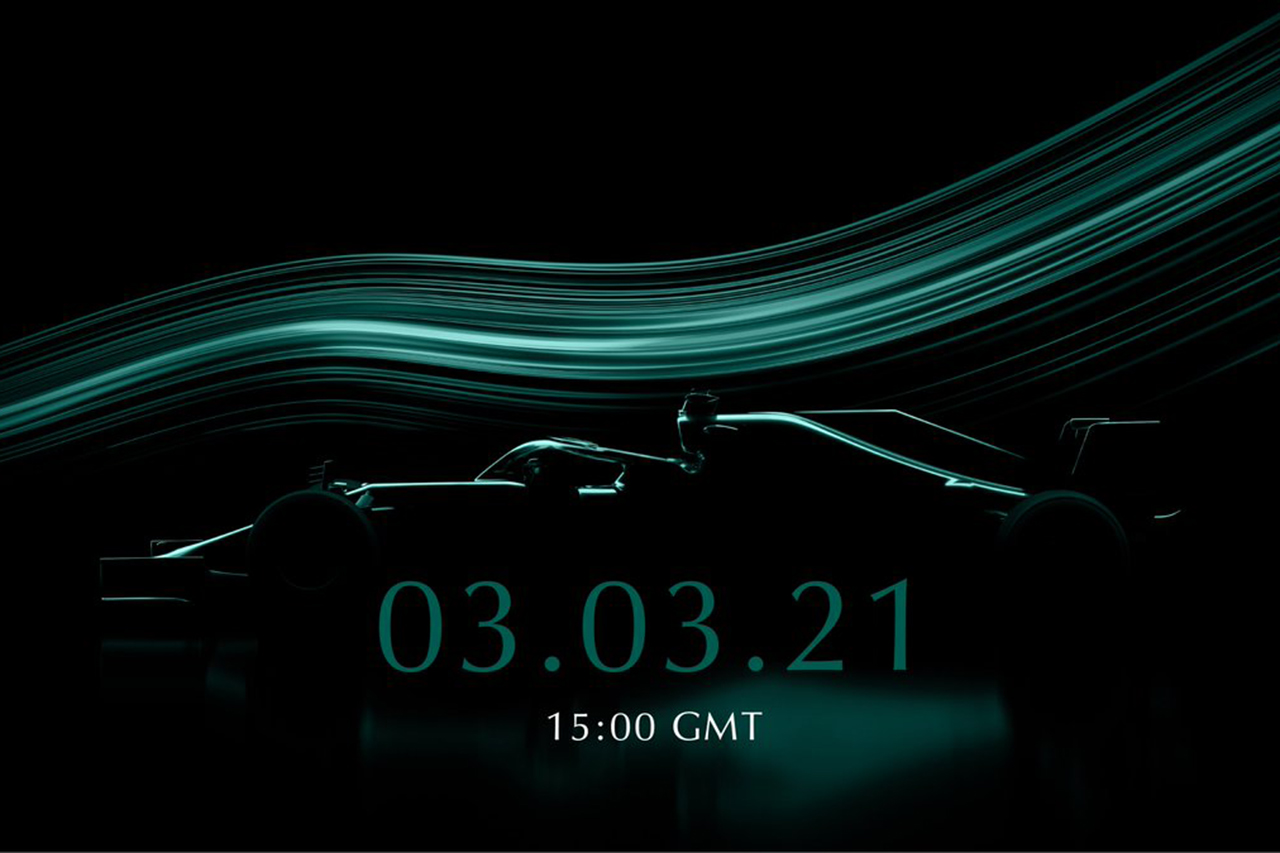 アストンマーティンF1、2021年F1マシンを3月3日に発表