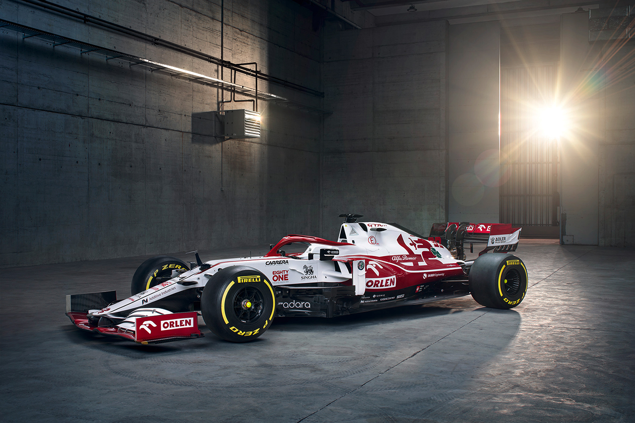 【速報】 アルファロメオF1、2021年F1マシン『C41』を披露