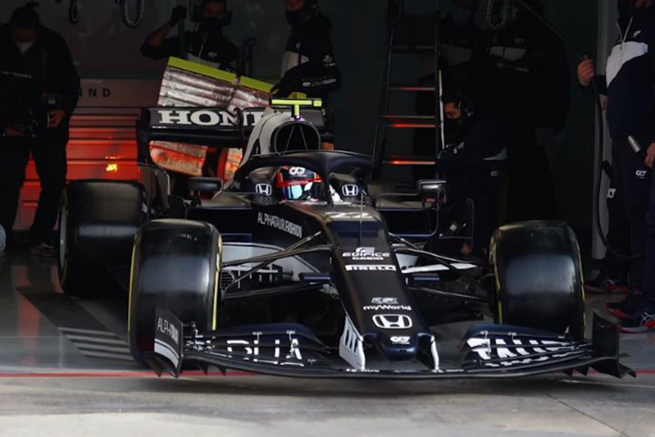 【動画】 角田裕毅、2021年カラーのアルファタウリ旧型F1マシンでテスト