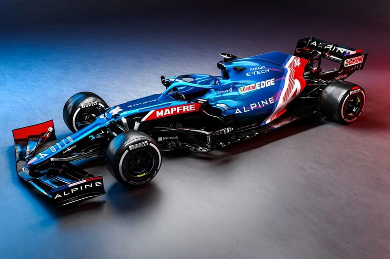アルピーヌF1、2021年F1マシン『A521』を正式発表