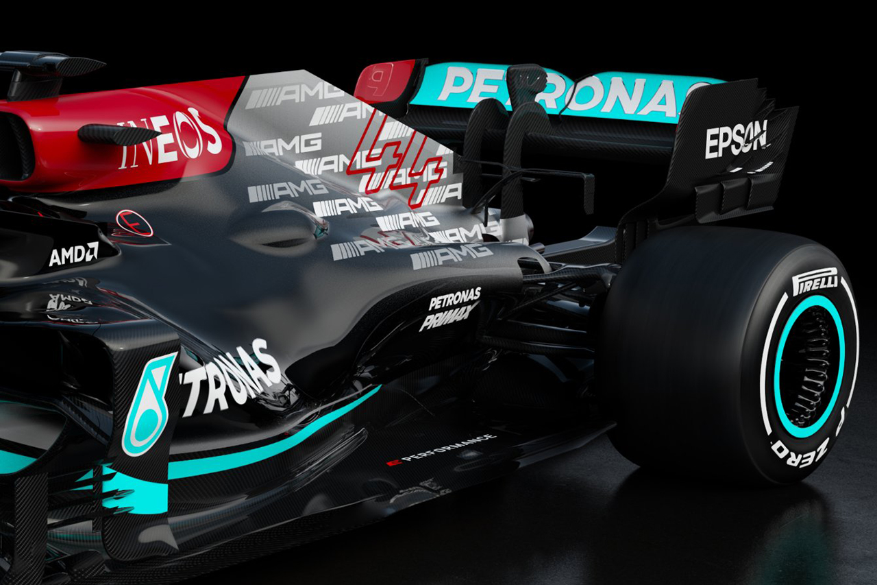 メルセデスF1、ローンチ仕様ではW12のフロアデザインを意図的に隠蔽