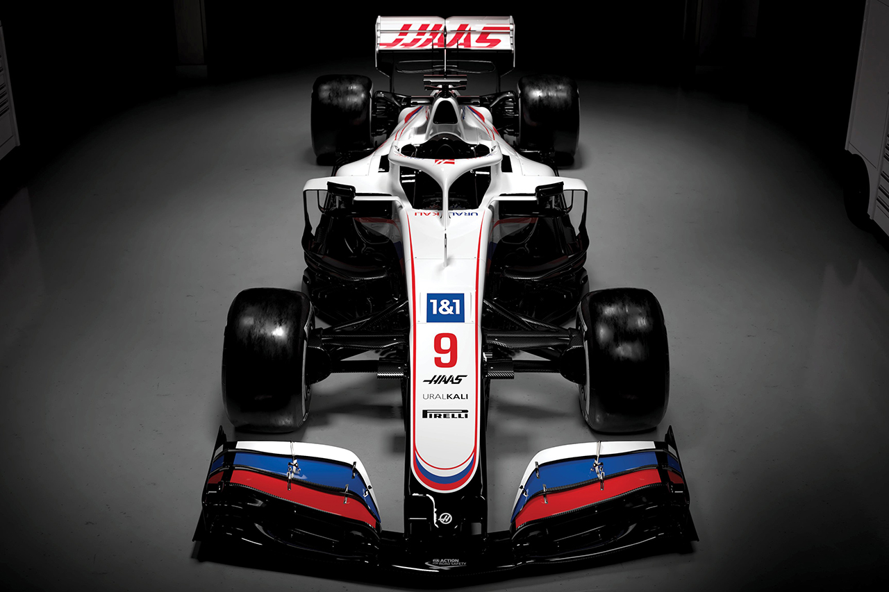 ハースF1、2021年F1マシン『VF-21』のカラーリングを発表
