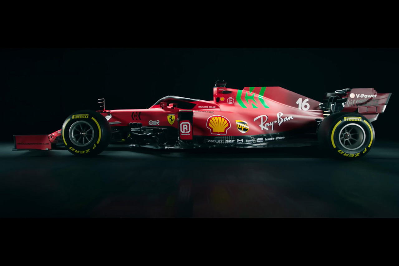 フェラーリF1、2021年F1マシン『SF21』を発表