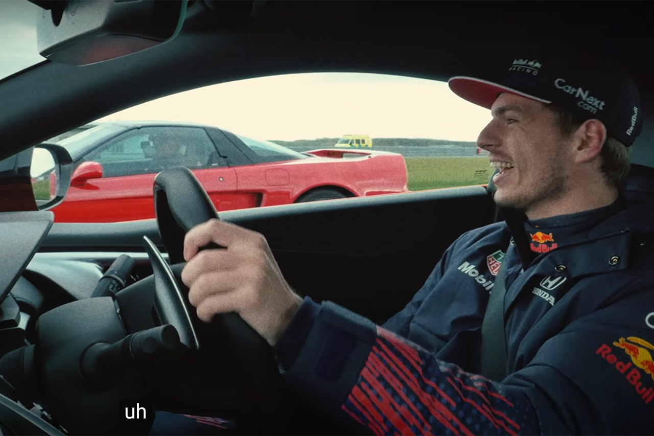【動画】 レッドブルのF1ドライバーが新旧ホンダ・NSXで華麗なバトル