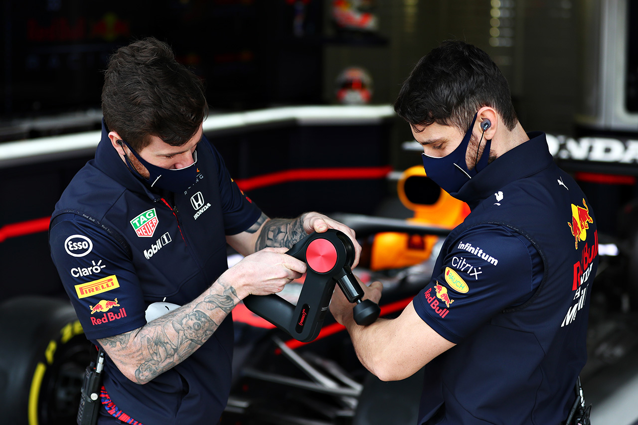 レッドブルF1、ウェルネステック企業Therabodyとリカバリーパートナー契約