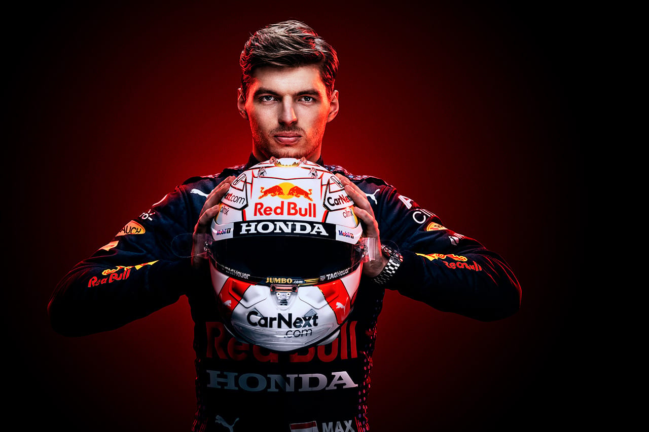 マックス・フェルスタッペン 2021年 F1ヘルメット （レッドブル・ホンダF1）
