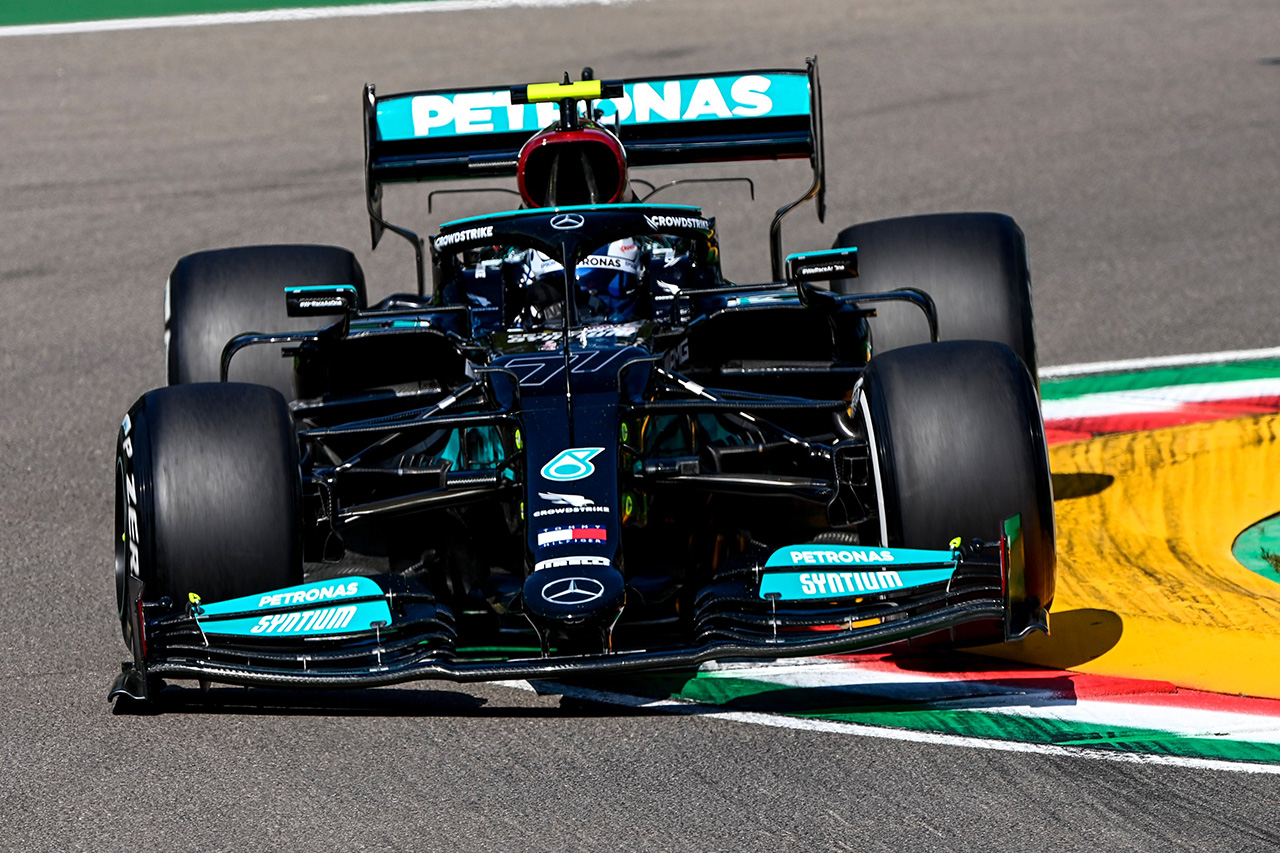 F1エミリア・ロマーニャGP フリー走行1回目：ボッタスとハミルトンがワンツー