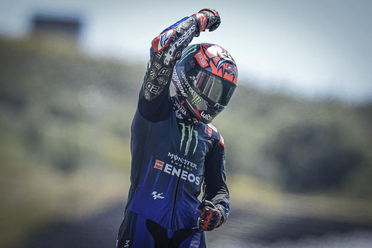 MotoGP ポルトガルGP 結果:ファビオ・クアルタラロが2連勝