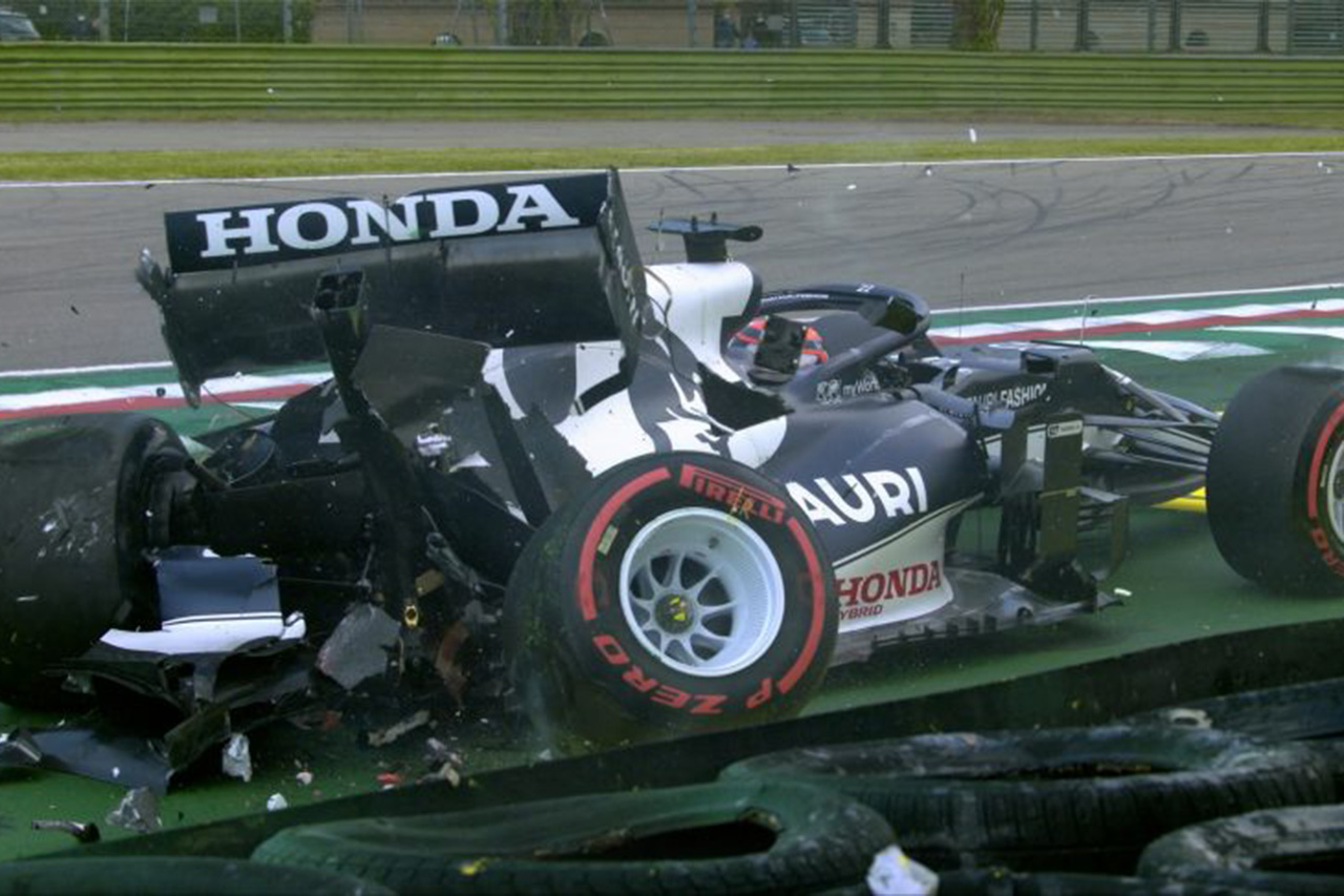 【動画】 角田裕毅、予選Q1のターン15で痛恨のクラッシュ