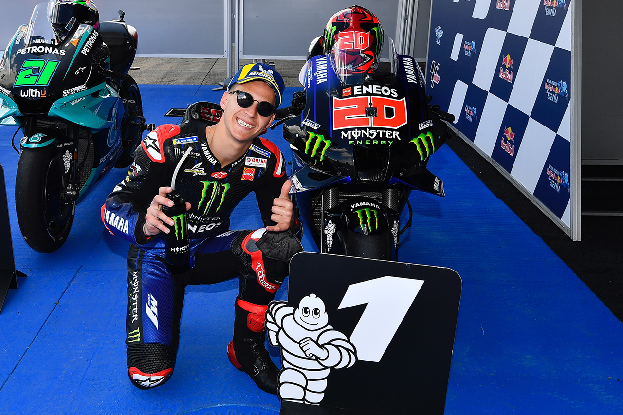 MotoGP スペインGP 予選：クアルタラロが2戦連続ポールポジション