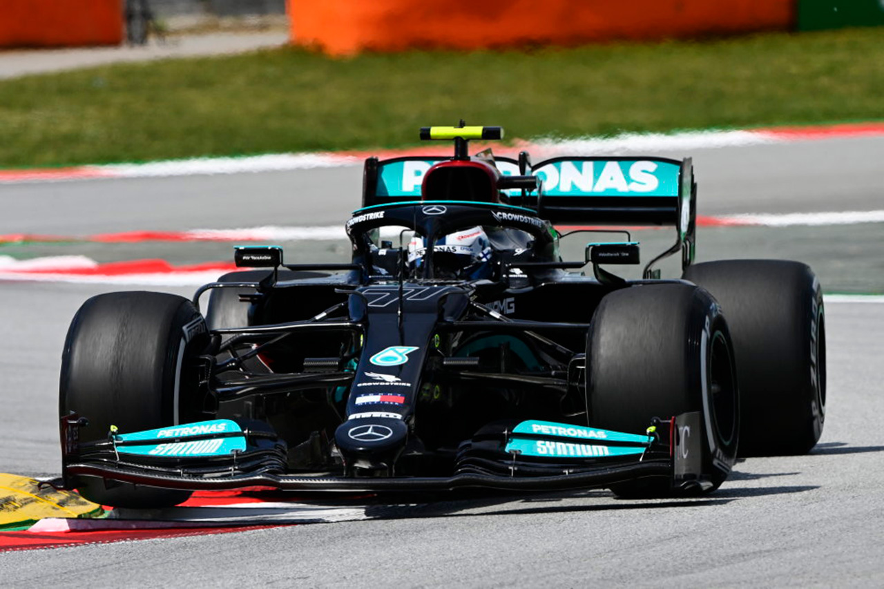 F1スペインGP フリー走行1回目:メルセデスF1のボッタスがトップタイム