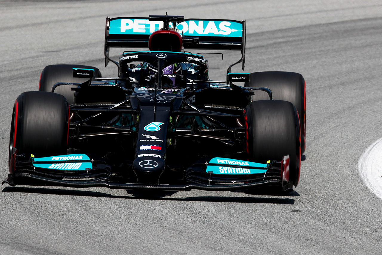 F1スペインGP フリー走行2回目：ハミルトン最速でメルセデスF1がワンツー