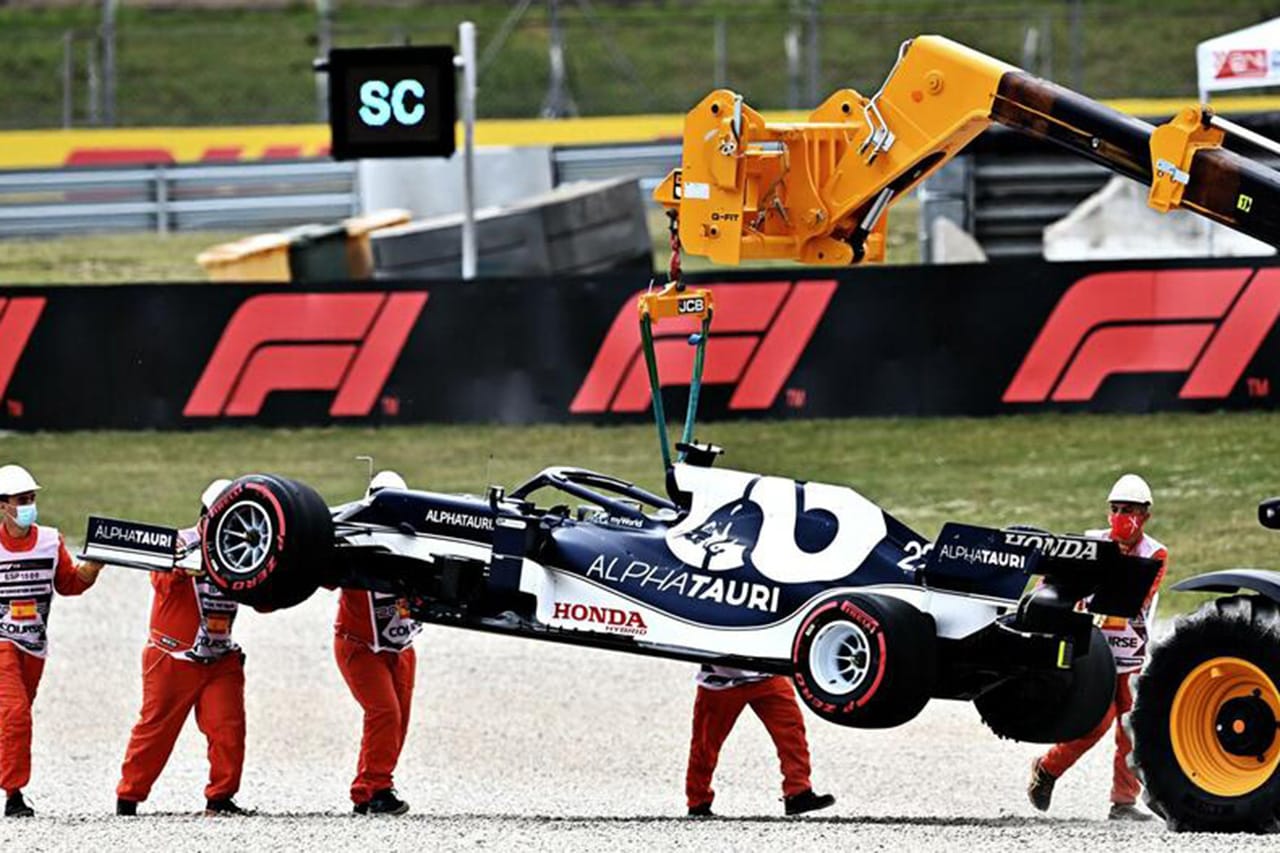 ホンダF1、角田裕毅のトラブルを説明 「エンジンに燃料がいかなくなった」