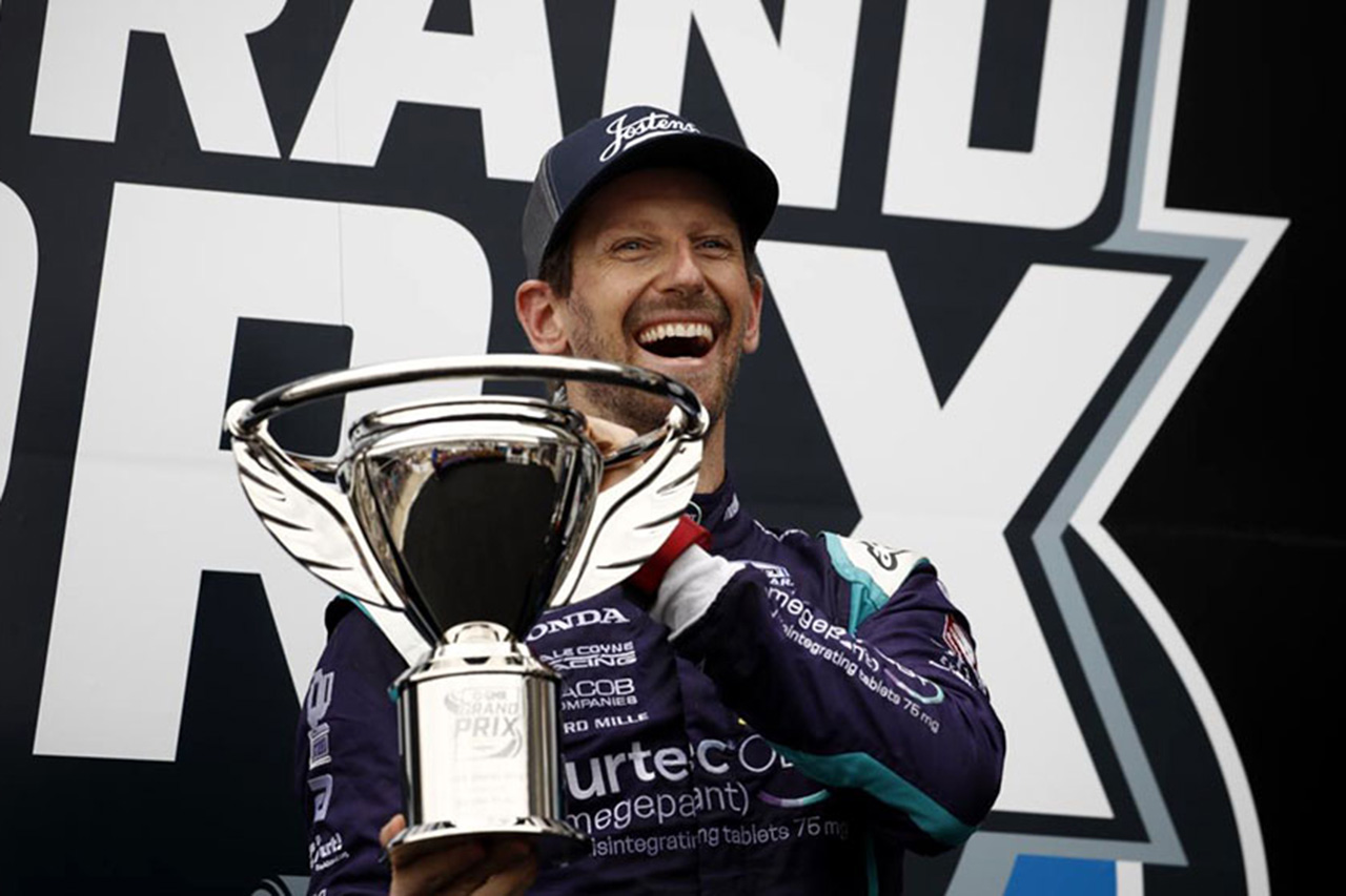 ロマン・グロージャン、初表彰台「F1から来てからのサポートは力強い」